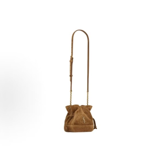 SAINT LAURENT Jamie Small lucky Bag, golden hardware accessories crossbody bag, Mini Women\'s caramel Cognac color